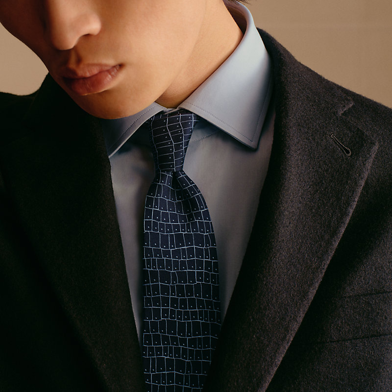 Look Like tie - Blue | Hermès Mainland China